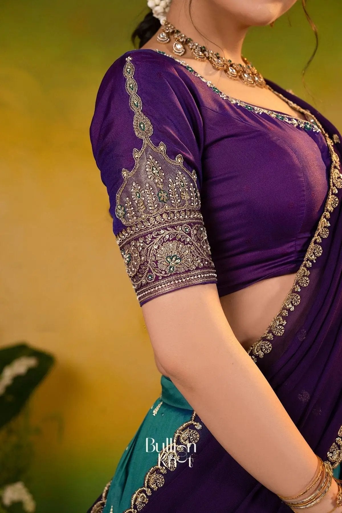 Megh rangini Soft Silk Lehenga Set In Peacock blue