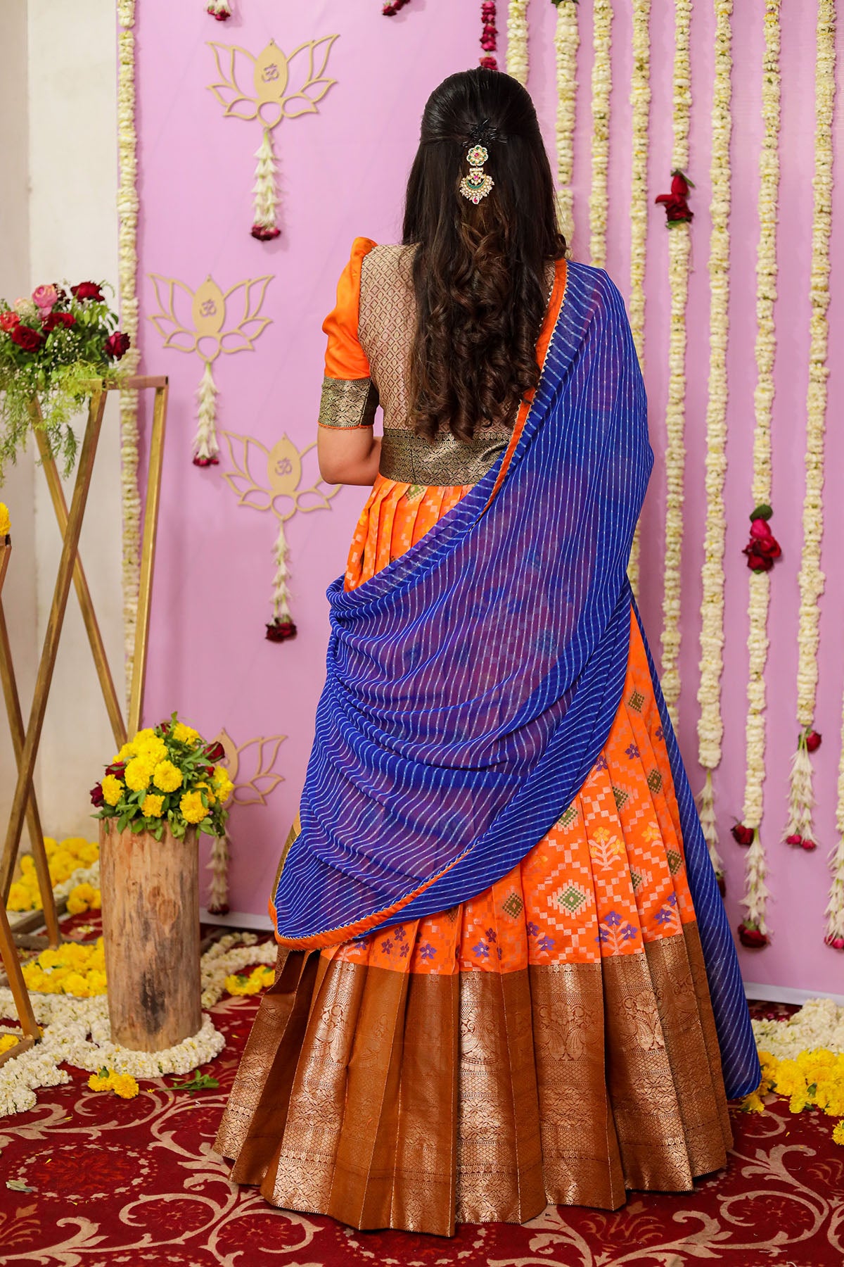Nandvari Banarasi Dress