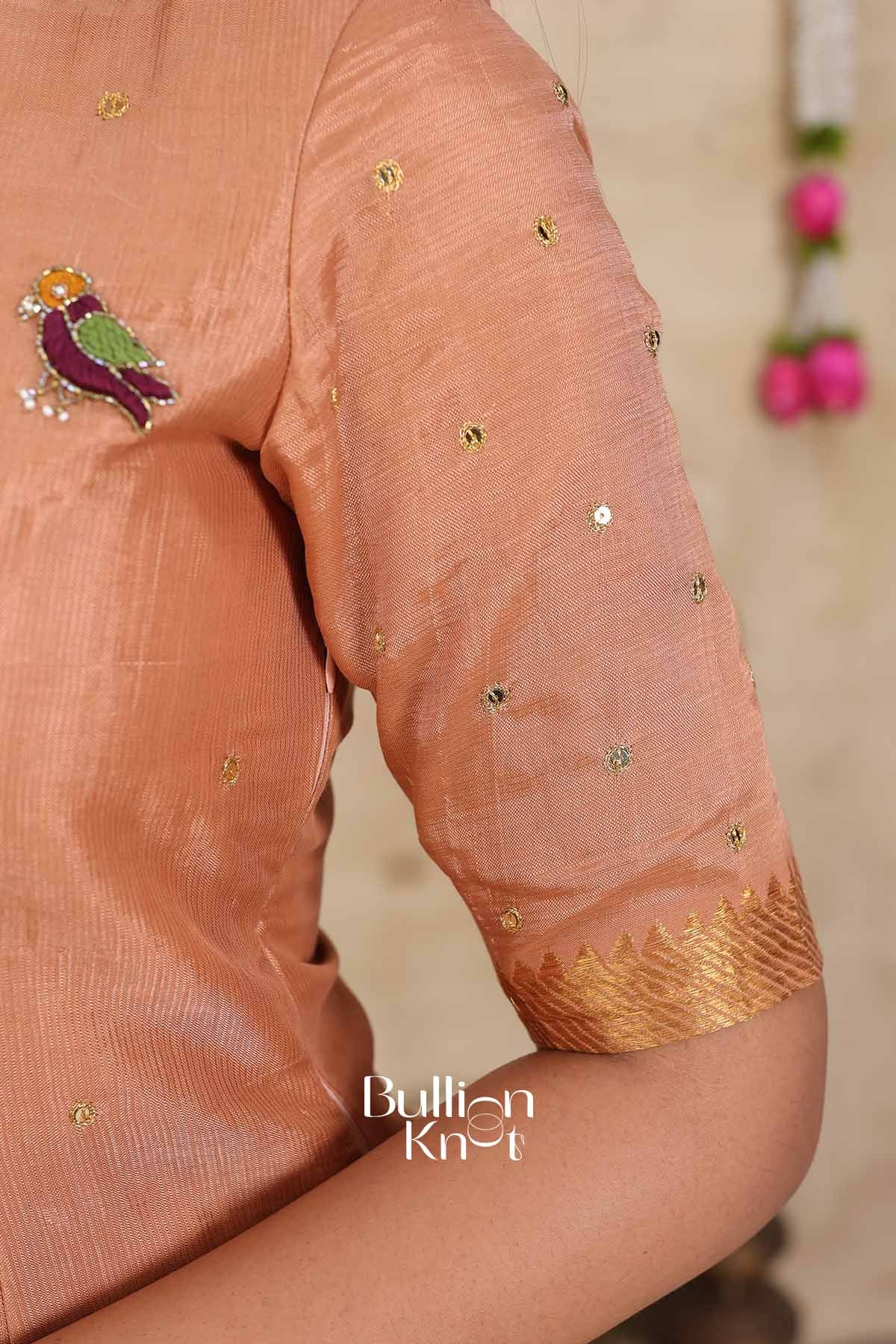 Peach Mist | Peach Mangalagiri Kurta Set for Women | Festive Ethnic Wear Kurta Set with Dupatta
