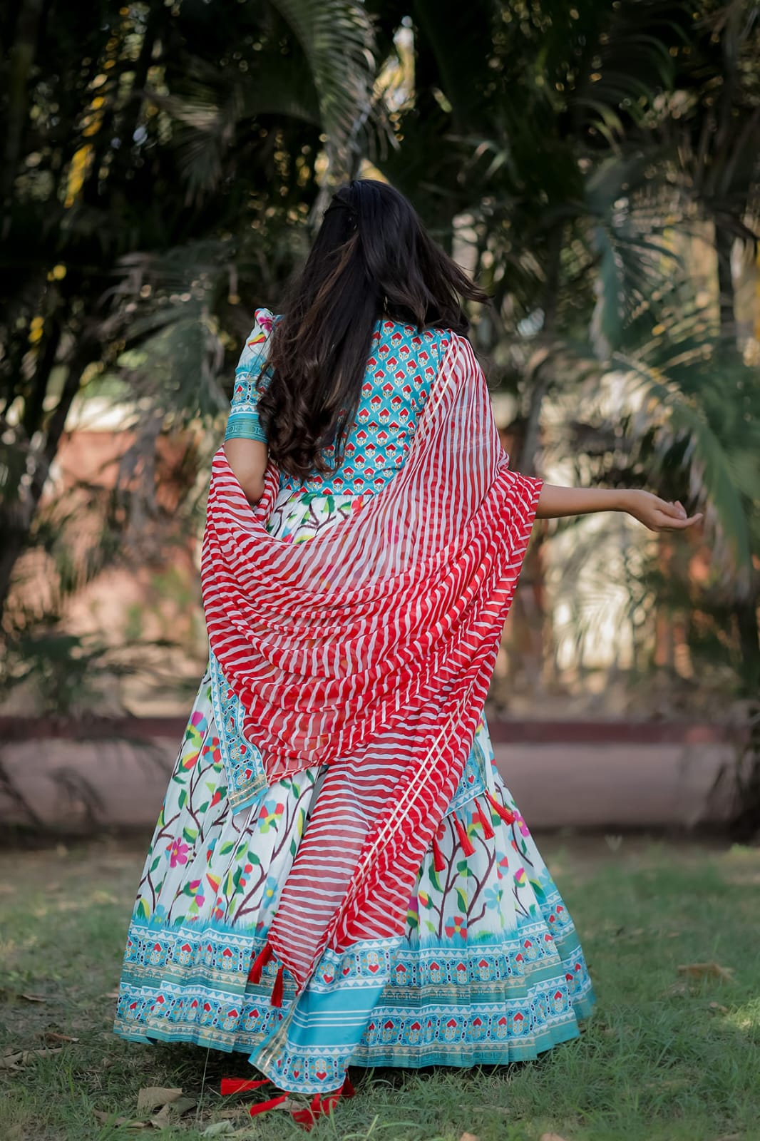 Shailaputri Banarasi Dress