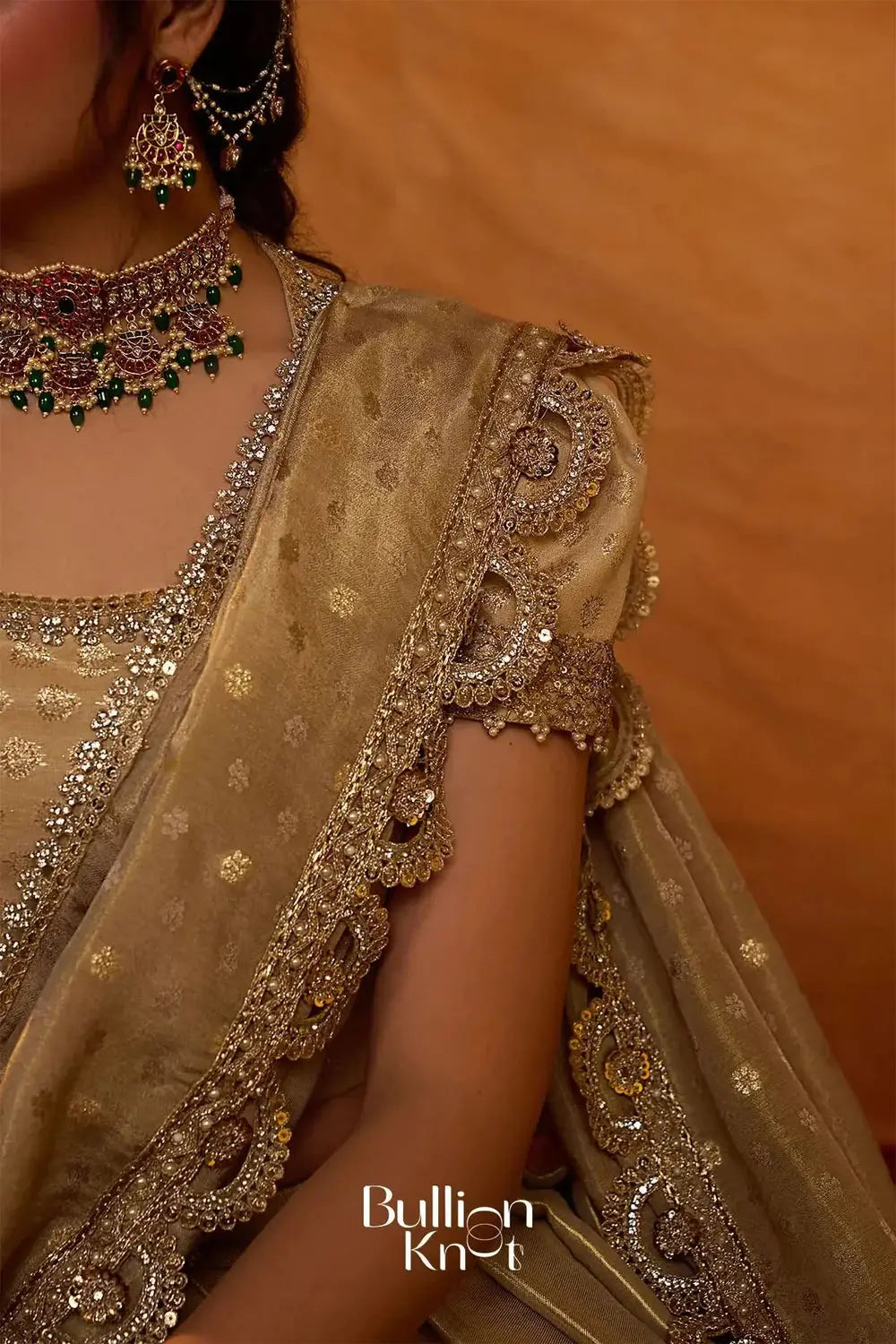 Can Can Skirt + Sona Sitara Gadval Silk Lehenga Set Bundle