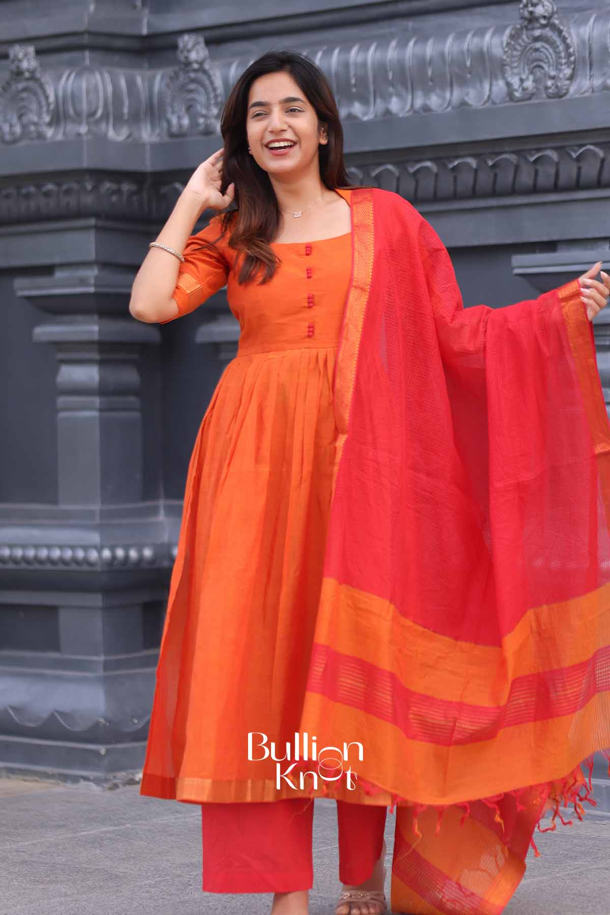Tulsi | Handloom Cotton Suit Set for Women | Festive Ethnic & Office Wear