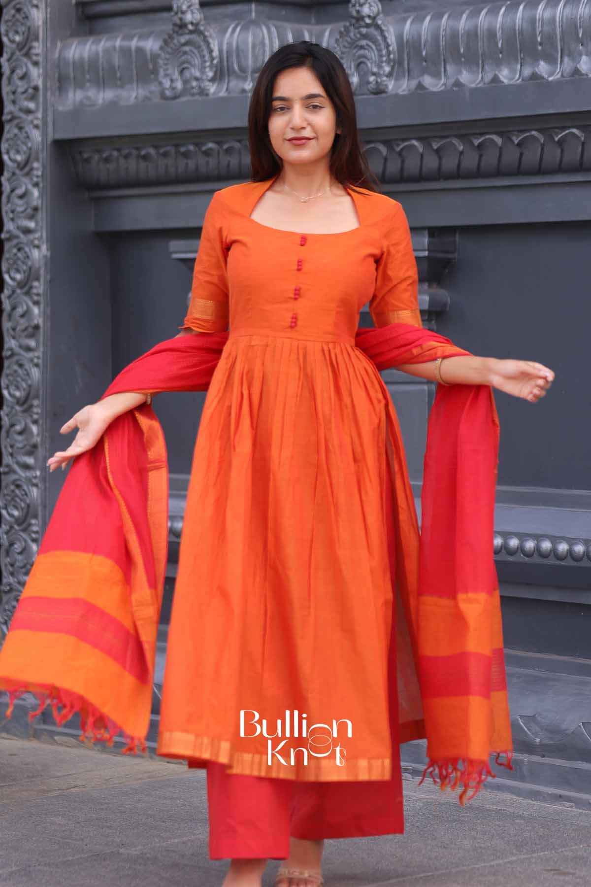 Tulsi | Handloom Cotton Suit Set for Women | Festive Ethnic & Office Wear