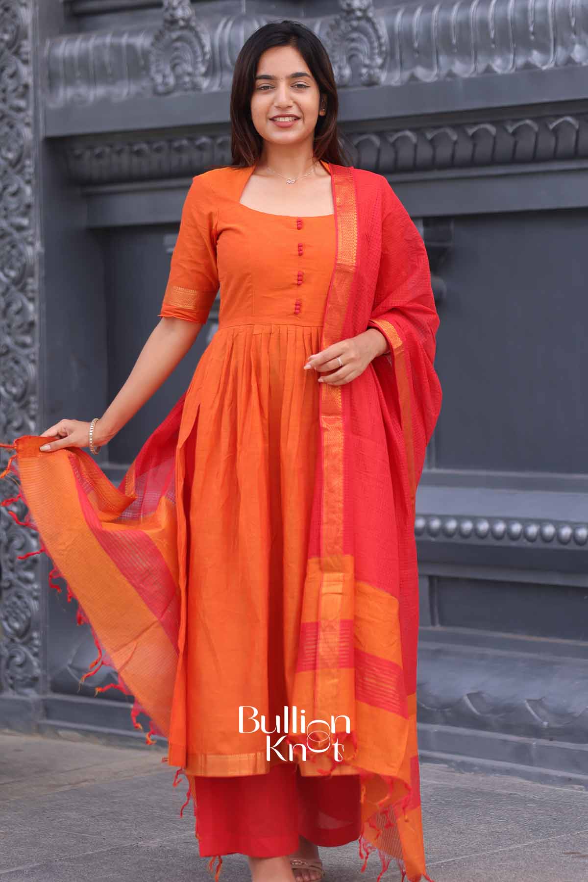 Tulsi | Handloom Cotton Suit Set for Women | Festive Ethnic & Office Wear