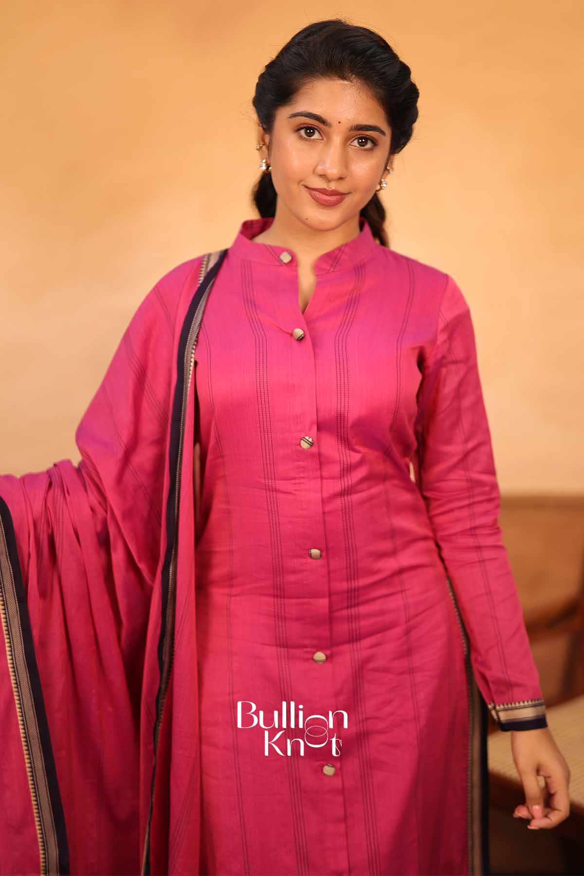 Yukti | Rani Handloom Kurta Set| Ethnic Wear