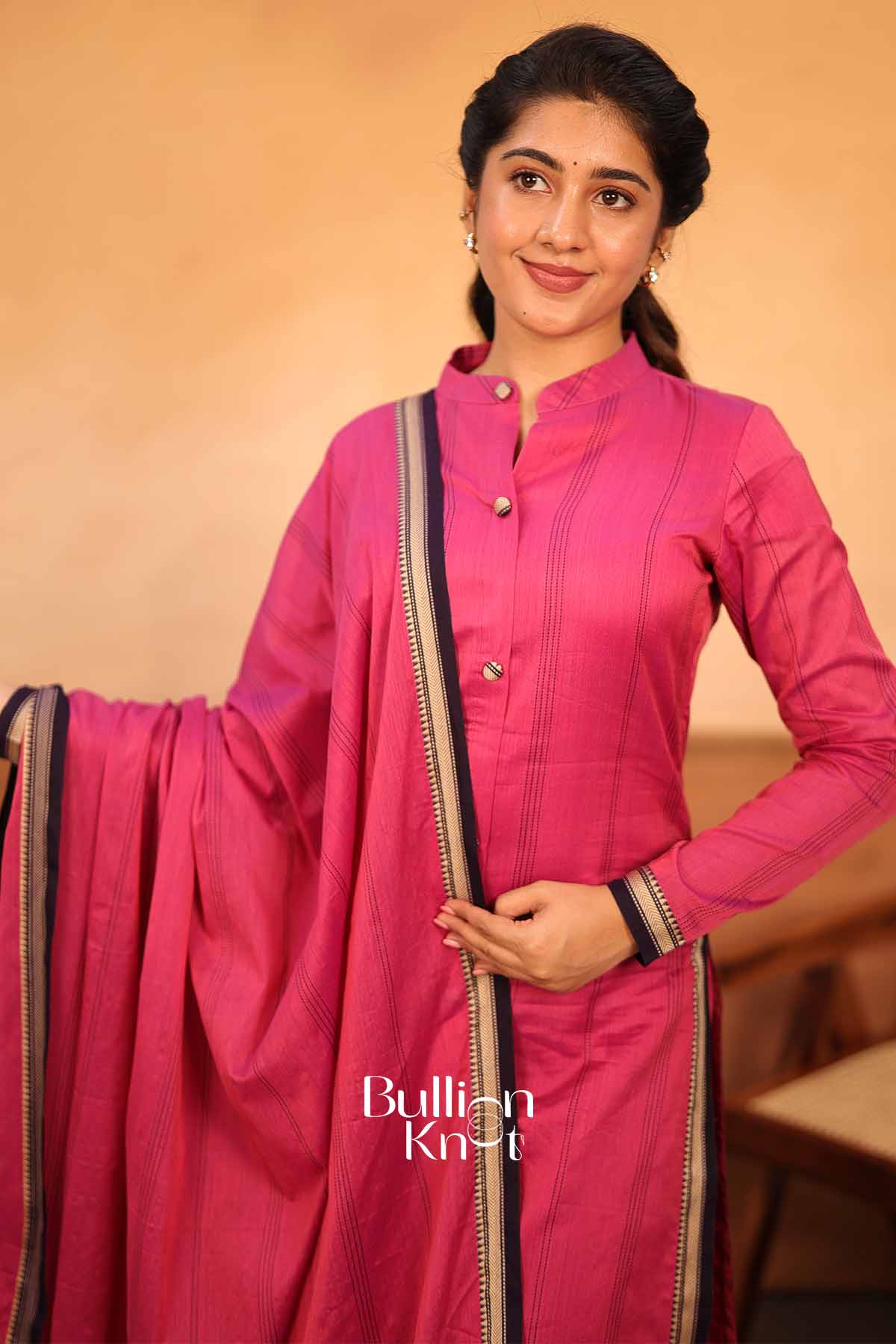 Yukti | Rani Handloom Kurta Set| Ethnic Wear